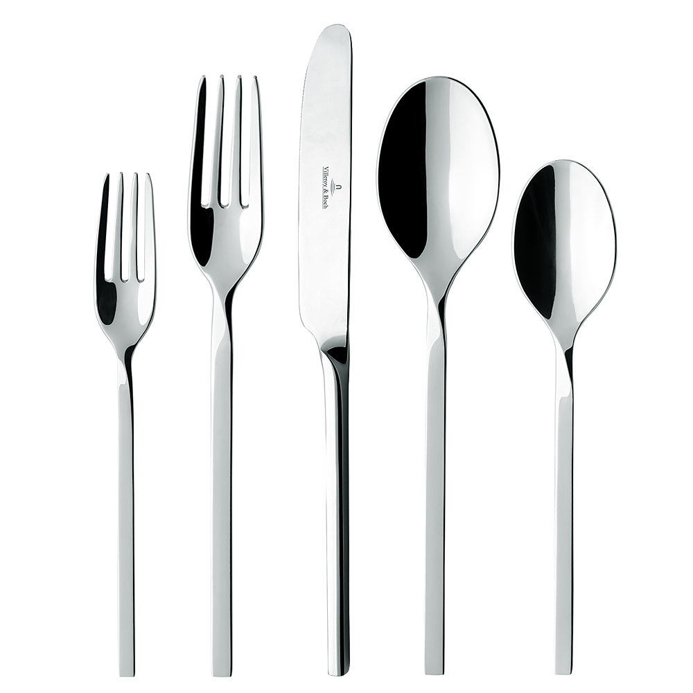 Villeroy and Boch New Wave Flatware 64 Pc Service for 12 by Villeroy and Boch