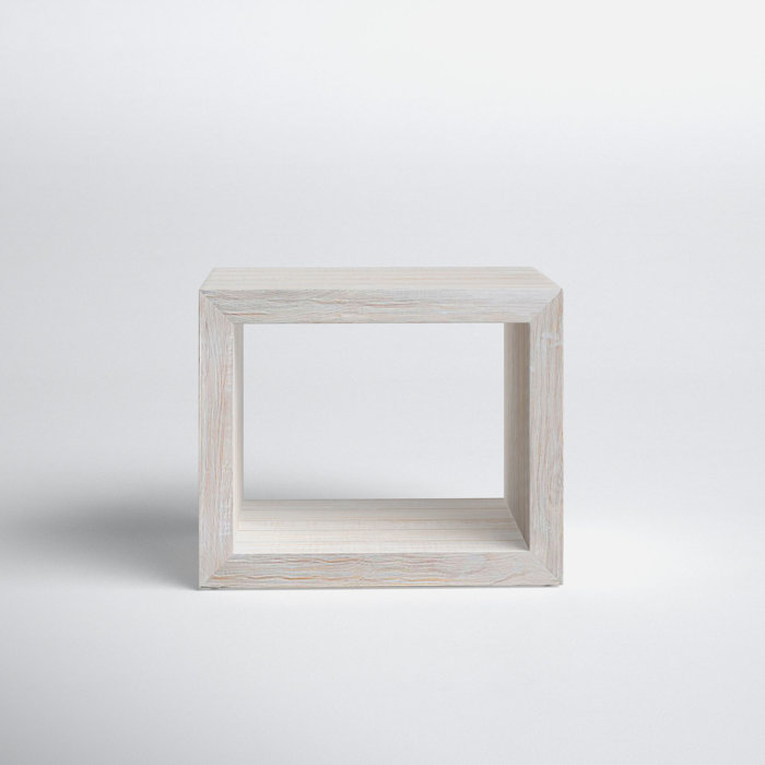 Joss and Main Carterton Solid Wood Floor Shelf End Table with Storage