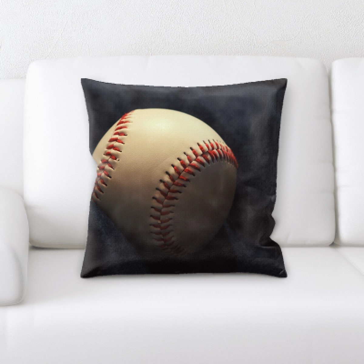 baseball throw pillow