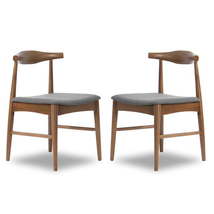 Corrigan Studio Veale Upholstered Solid Wood Side Chair
