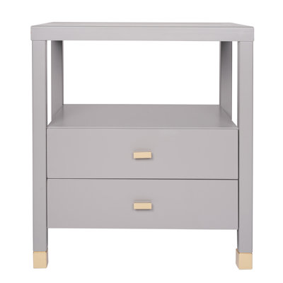 Munsell 2 - Drawer Solid Wood Nightstand by Joss and Main