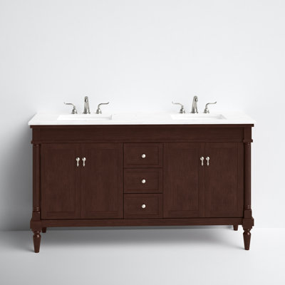 60" Double Bathroom Vanity Set by Joss and Main