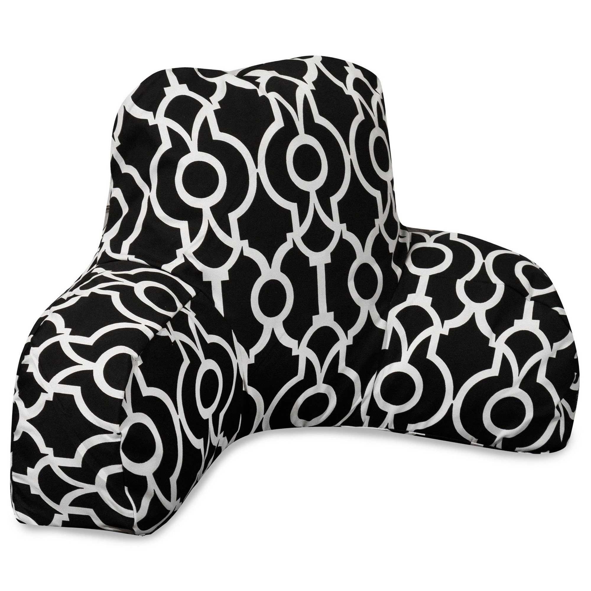 black backrest pillow