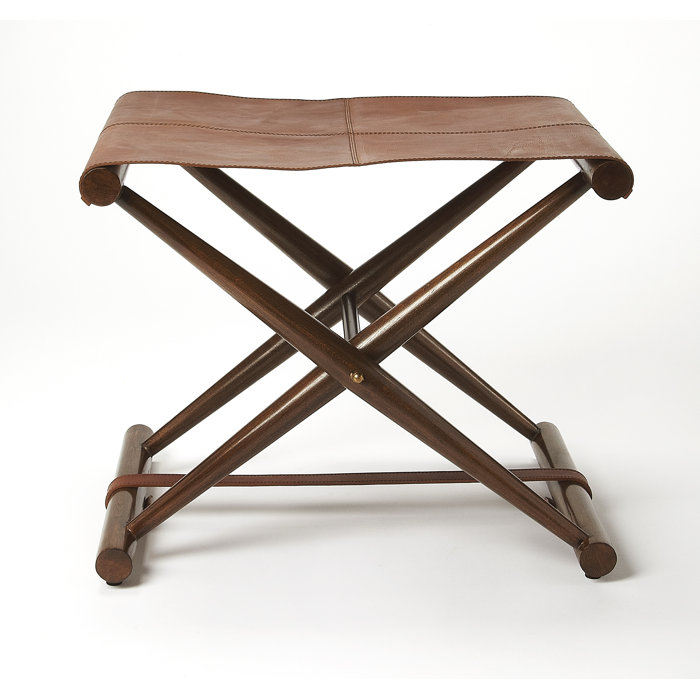 Joss and Main Philo Solid Wood Accent Stool