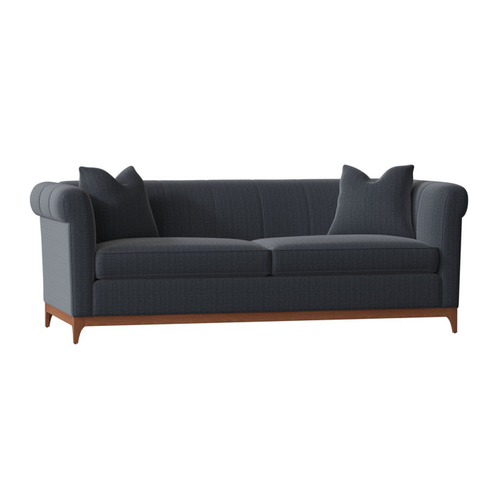 Wade Logan Steffens 89" Rolled Arm Sofa