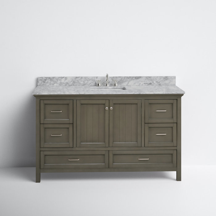 Joss and Main Kituku 60" Single Bathroom Vanity Set