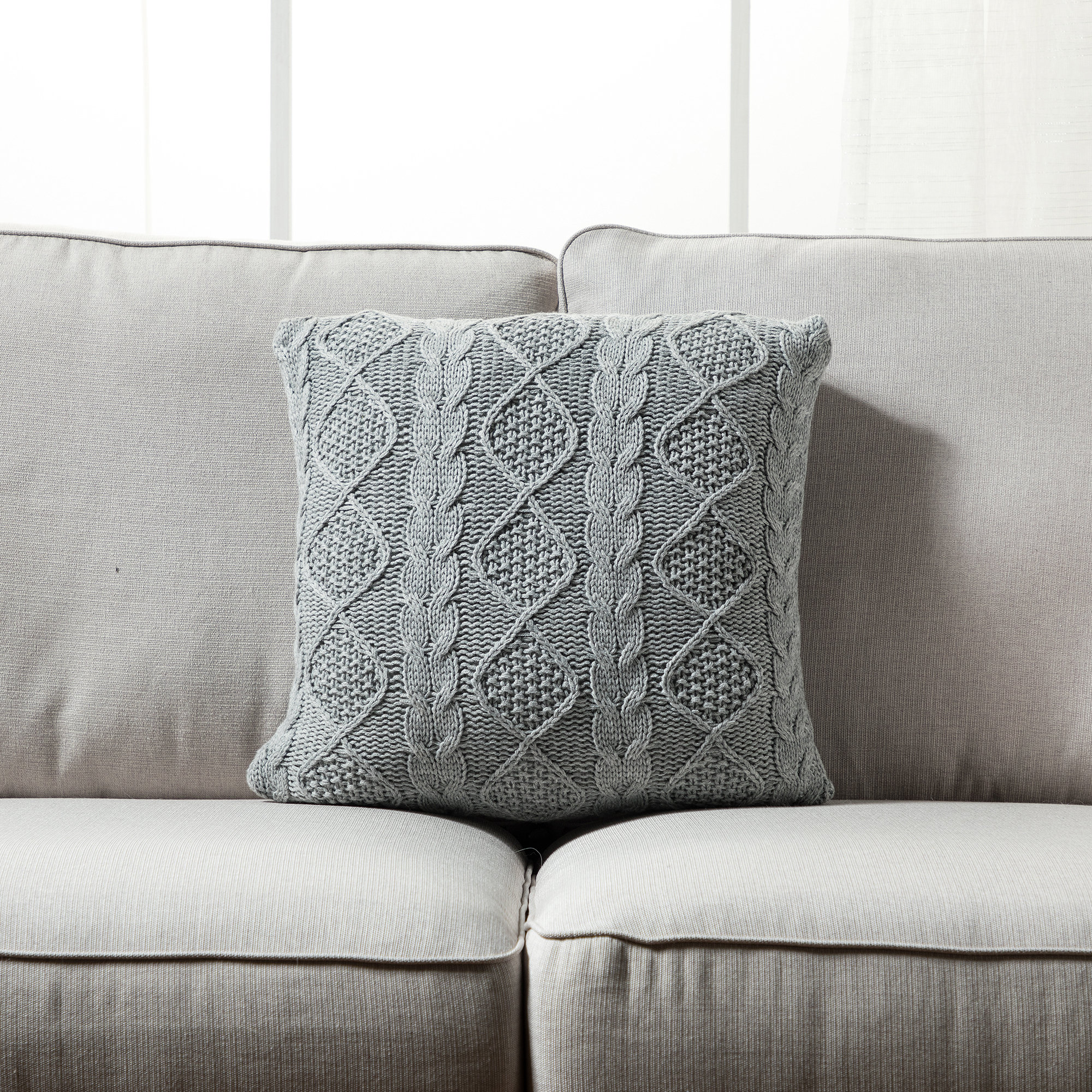 chunky throw pillow