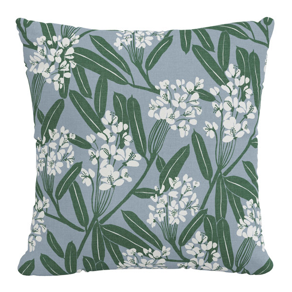 dusty blue throw pillows