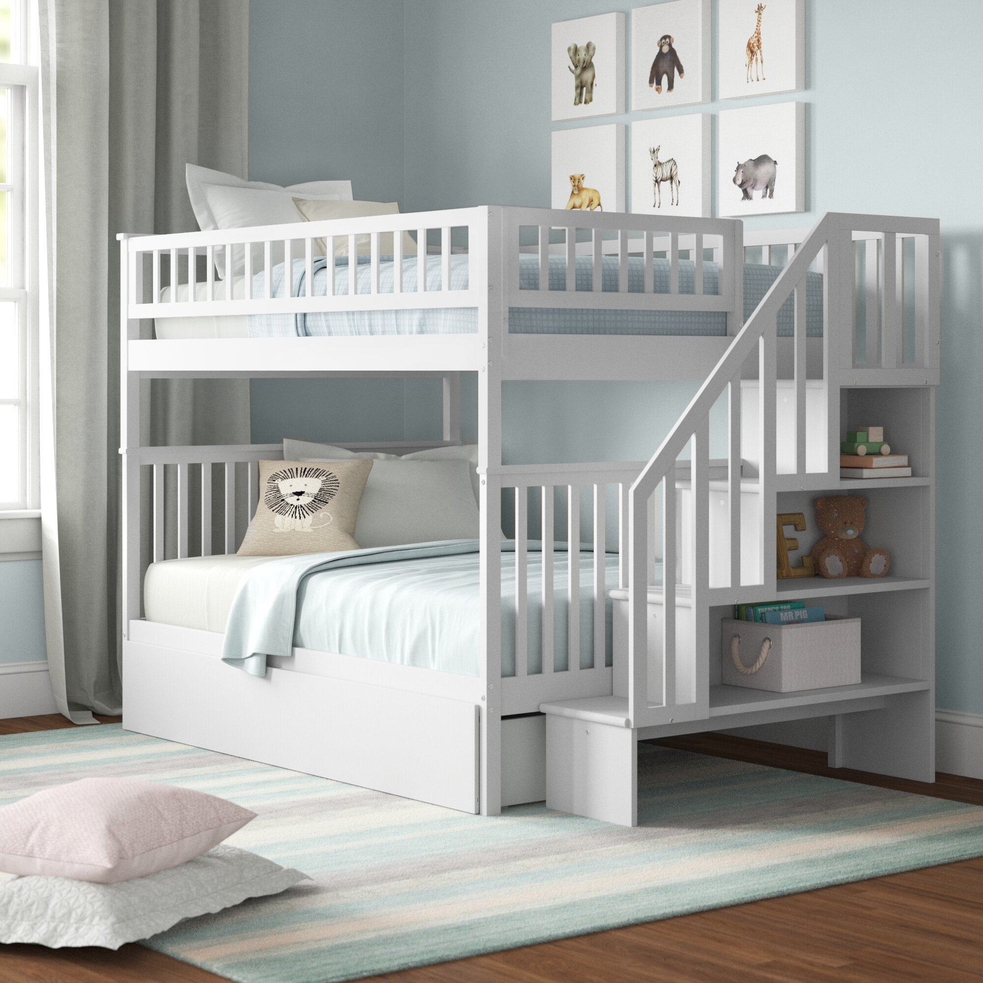 wayfair 3 bunk bed
