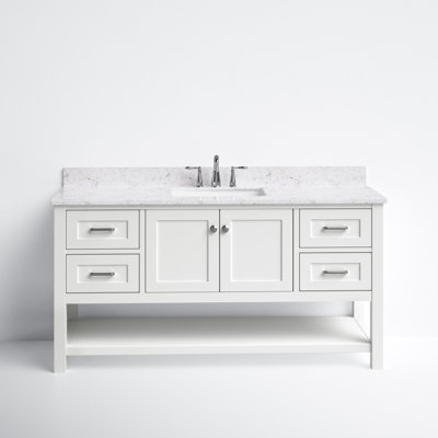 Warburton 60" Single Bathroom Vanity Set by Joss and Main