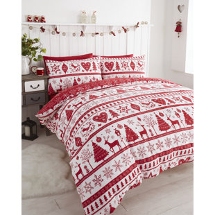 christmas cot sheets