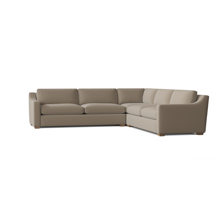 Joss and Main Melanie 133" Wide Symmetrical Corner Sectional