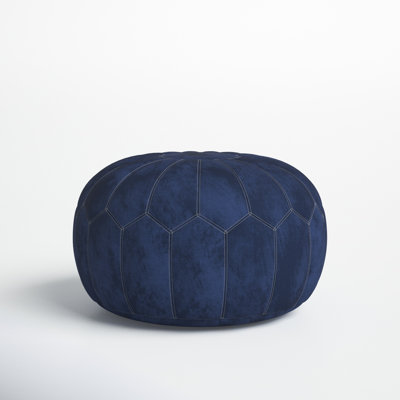 Radford 29.5" Wide Round Pouf Ottoman by Joss and Main