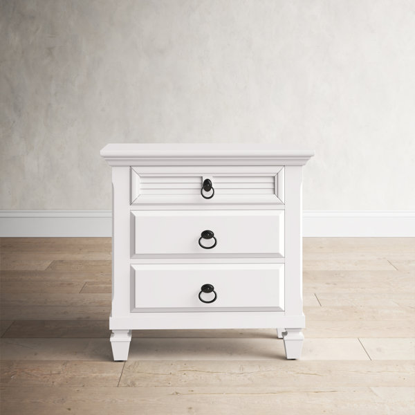 fabela 3 drawer nightstand