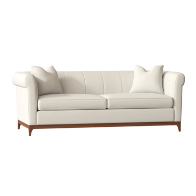 Steffens 89" Rolled Arm Sofa by Wade Logan