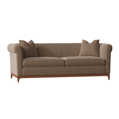 Steffens 89" Rolled Arm Sofa by Wade Logan