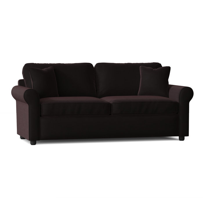 Lark Manor Antoinette 82" Rolled Arm Sofa Bed Slipcovered