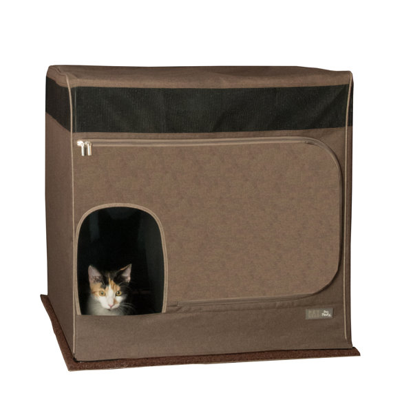 cat tree litter box combo