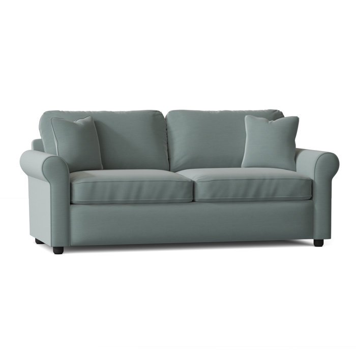 Lark Manor Antoinette 82" Rolled Arm Sofa Bed Slipcovered