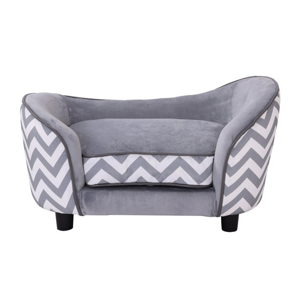 upholstered dog bed