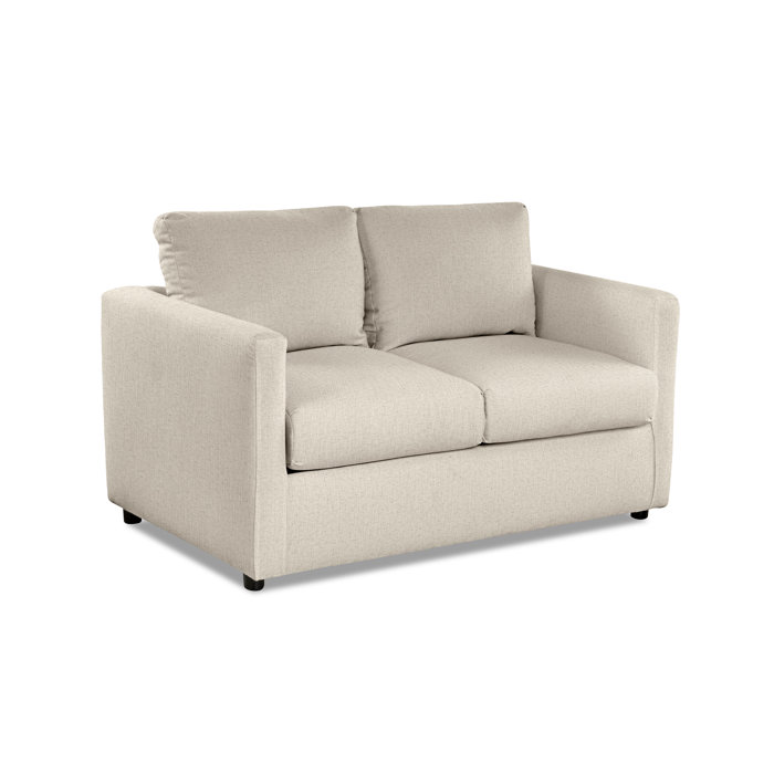 Joss and Main Mellina 56" Square Arm Loveseat