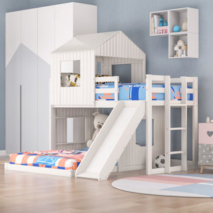 l shaped quadruple bunk bed