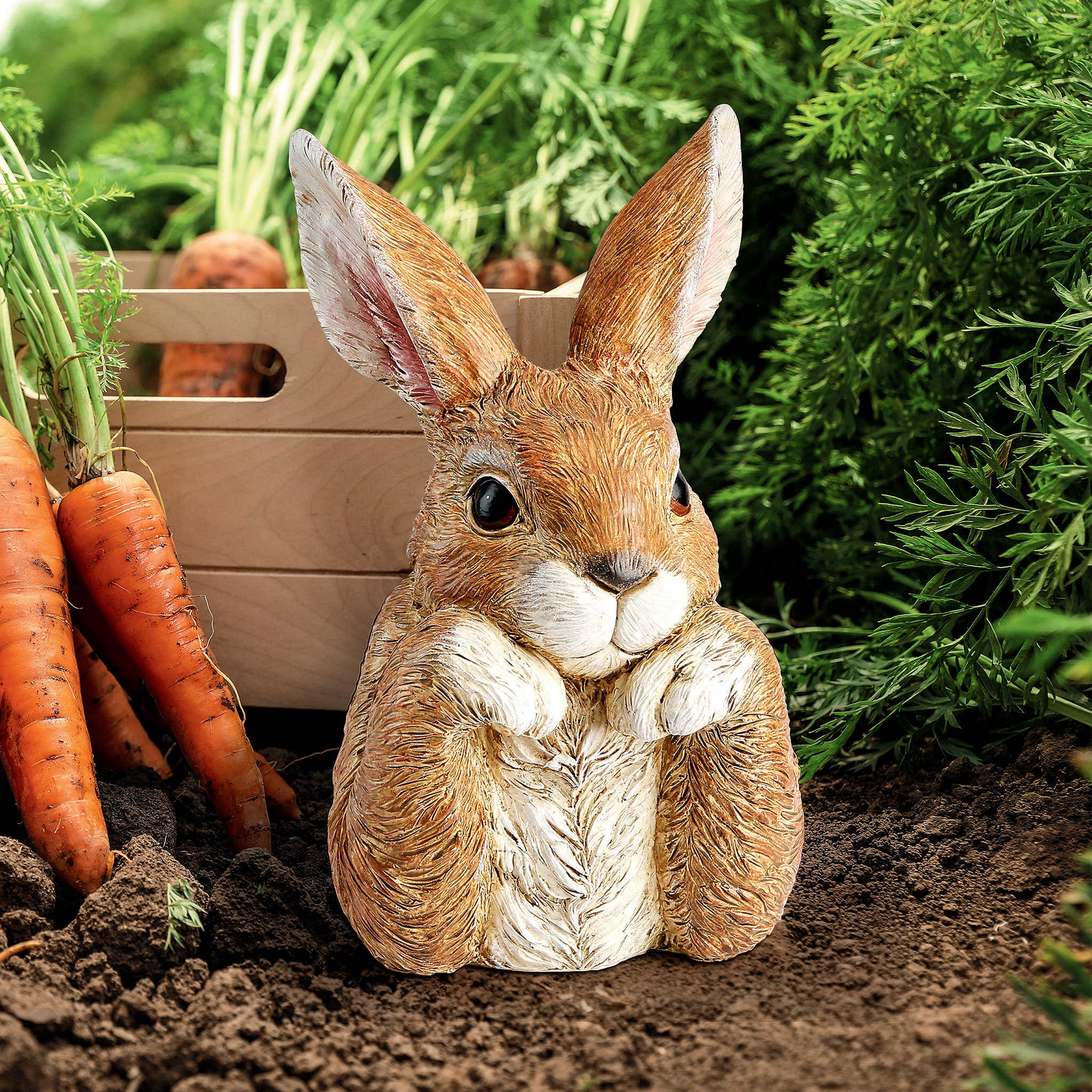 Design Toscano Rowan the Reflecting Rabbit Garden Statue | Wayfair