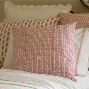 raspberry colored pillows