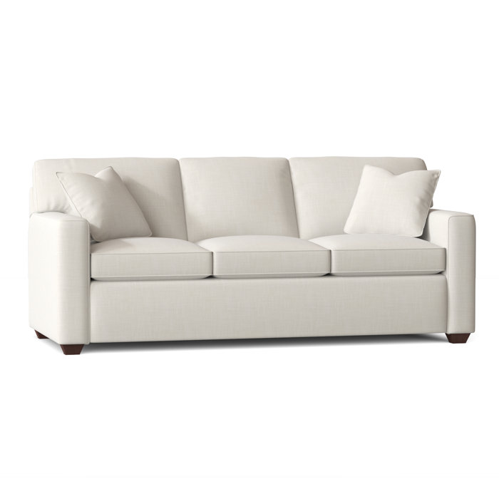 Ebern Designs Lesley 87" Square Arm Sofa Bed with Reversible Cushions