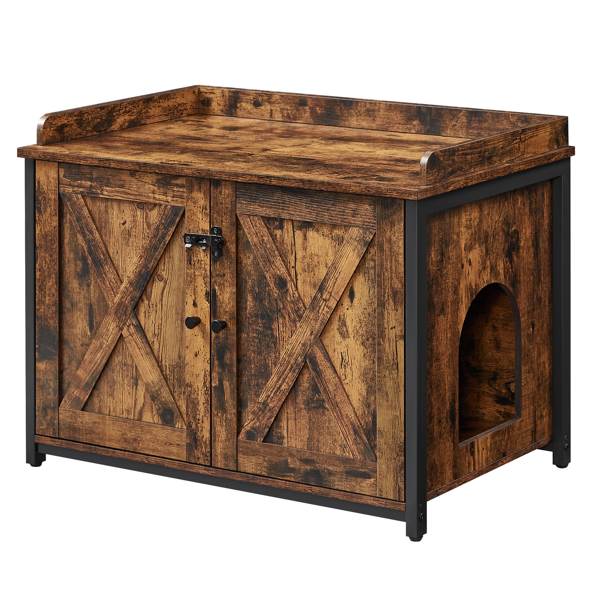 cat litter box end table