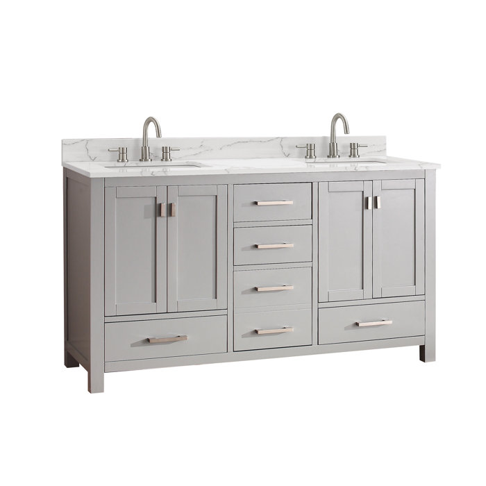 Avanity Modero 61" Double Bathroom Vanity Set