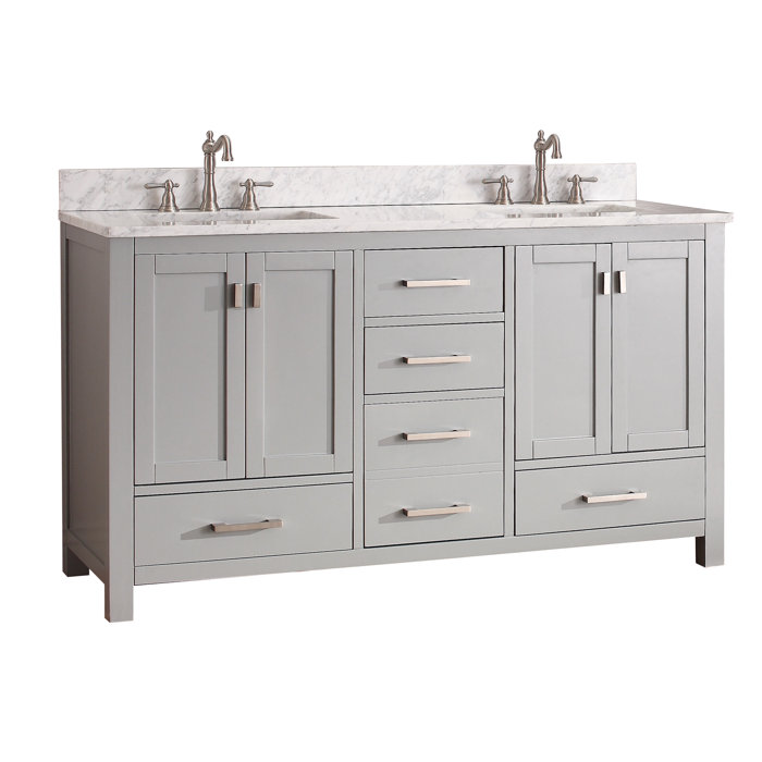 Avanity Modero 61" Double Bathroom Vanity Set