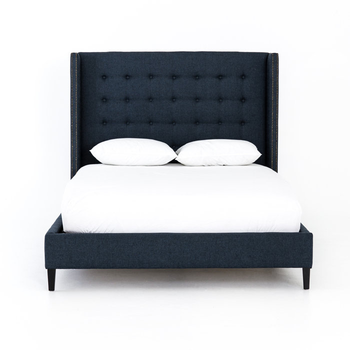 Joss and Main Nichols Tufted Upholstered Platform Bed