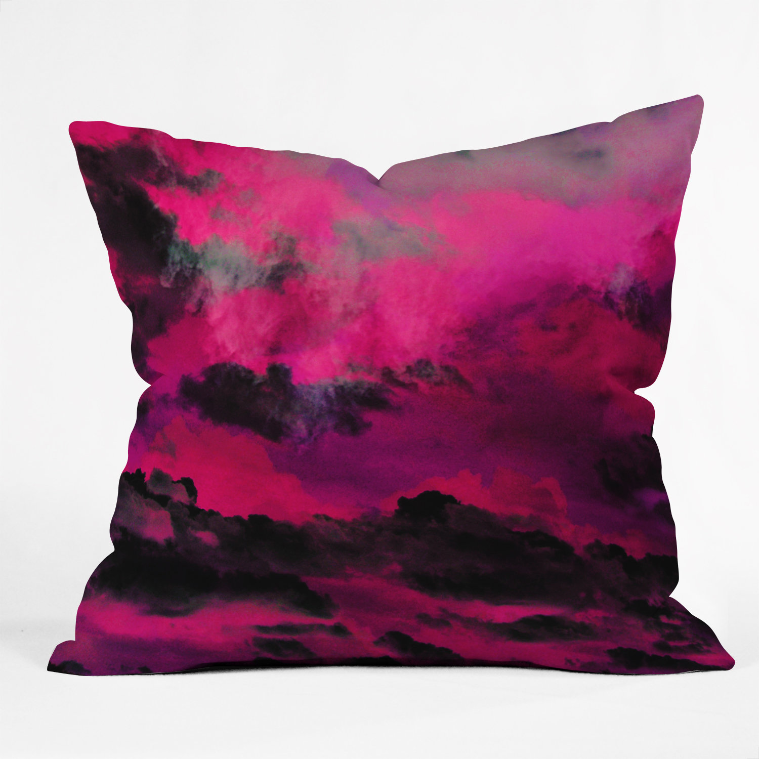 raspberry colored throw pillows