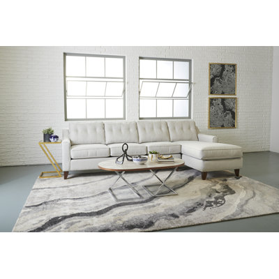 Anastasia 113" Wide Sofa & Chaise by Wayfair Custom Upholstery