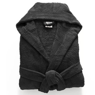 black cotton dressing gown ladies