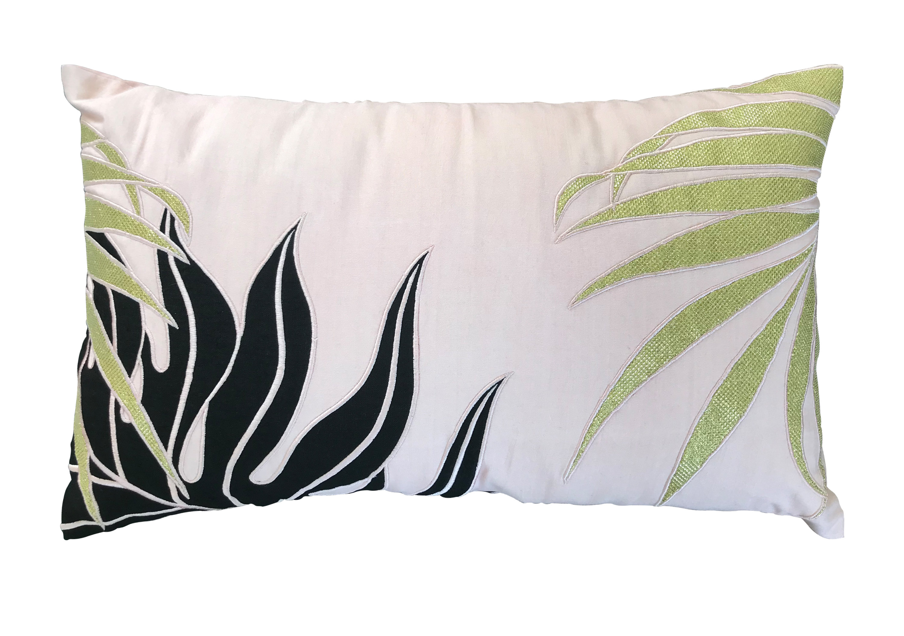 leaf pillow cover