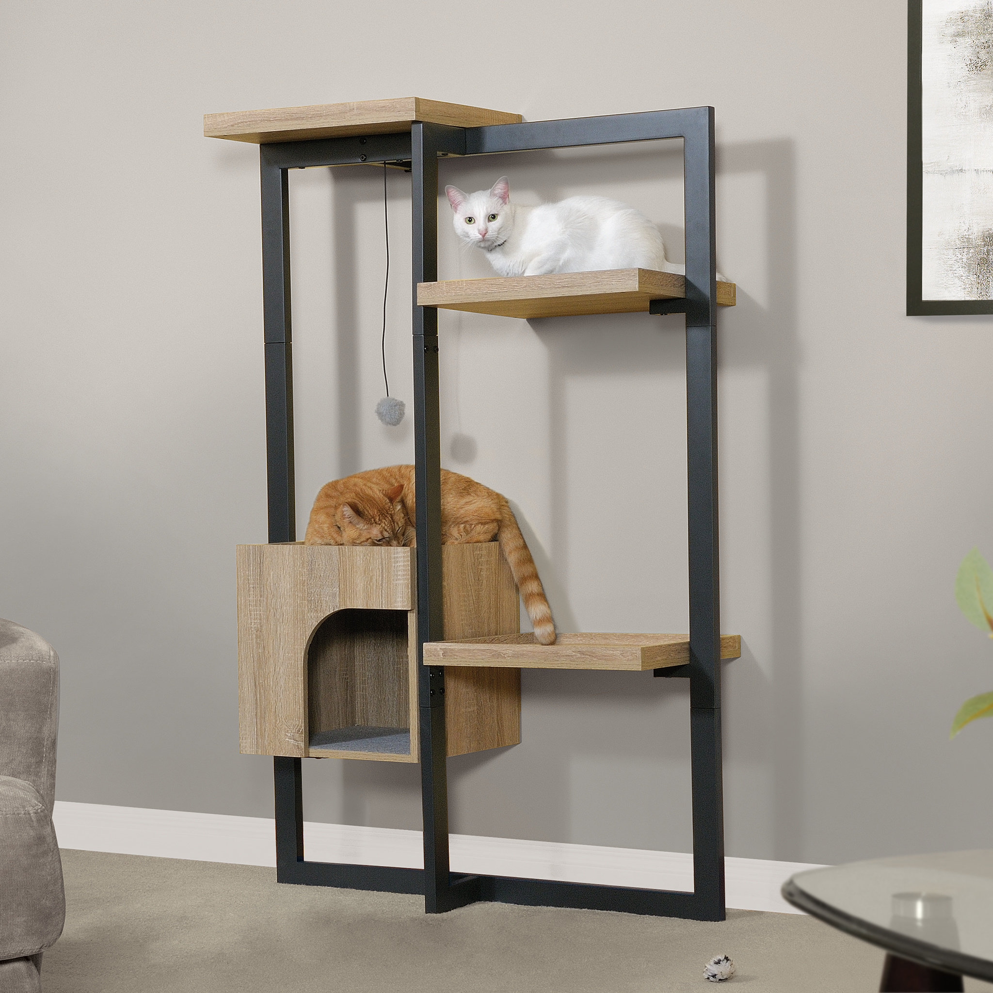 a frame cat tree
