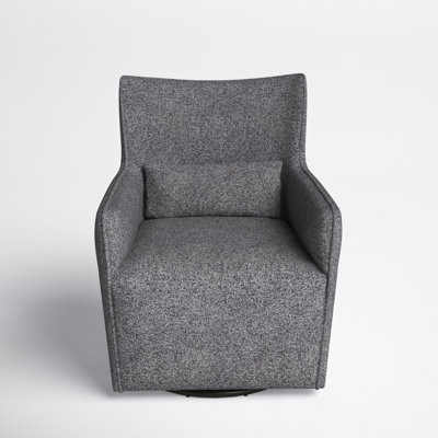 29.5" Wide Polyester Swivel Armchair by Joss and Main