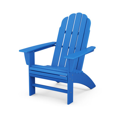 Vineyard Curveback Resin Adirondack Chair by POLYWOOD