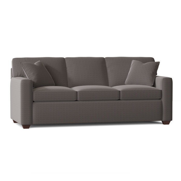 Ebern Designs Lesley 87" Square Arm Sofa Bed with Reversible Cushions