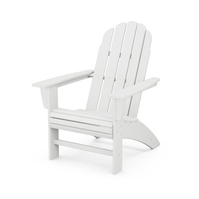 Vineyard Curveback Resin Adirondack Chair by POLYWOOD