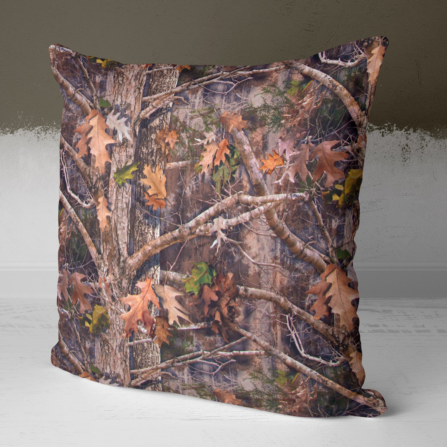 camouflage throw pillows
