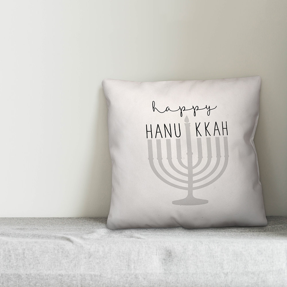 hanukkah throw pillows