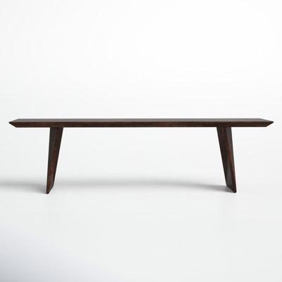 Matthes Solid Wood Bench by Joss and Main