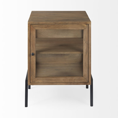 Warner Solid Wood End Table with Storage by Joss and Main