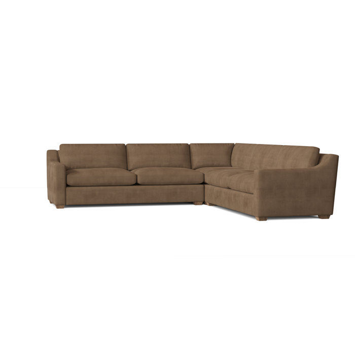 Joss and Main Melanie 133" Wide Symmetrical Corner Sectional