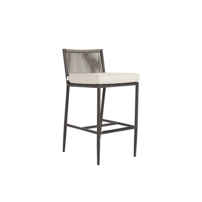 Vicki 26" Patio Bar Stool with Cushion by Joss and Main