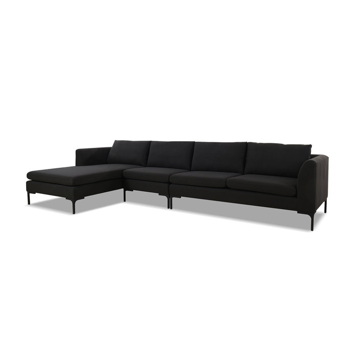 Joss and Main Nicastro 131.5" Wide Modular Sofa & Chaise