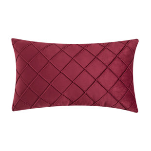 geometric angle jacquard throw pillow